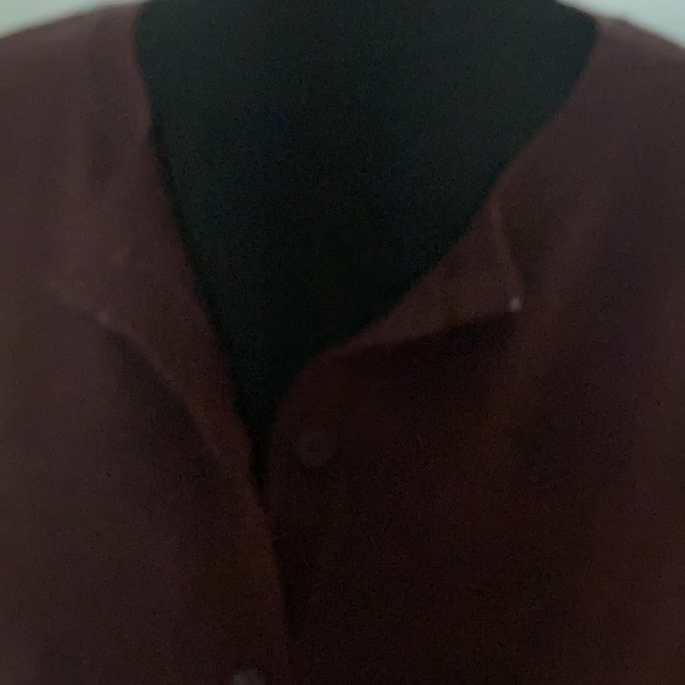 Croft & Barrow Women Burgundy Cardigan Sweater NWT - Picture 2 of 5